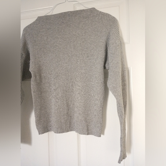 Summer & Rose Light Gray Crewneck Sweater Size XL Soft Knit - Picture 7 of 11